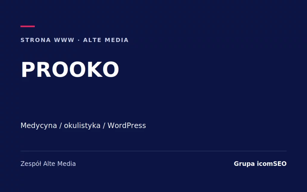 PROOKO: strona internetowa