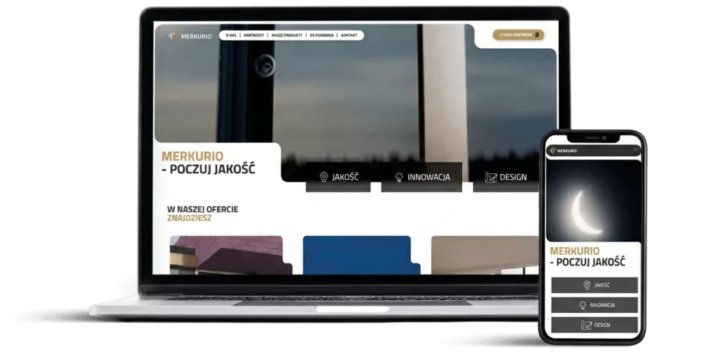 Merkurio: strona internetowa