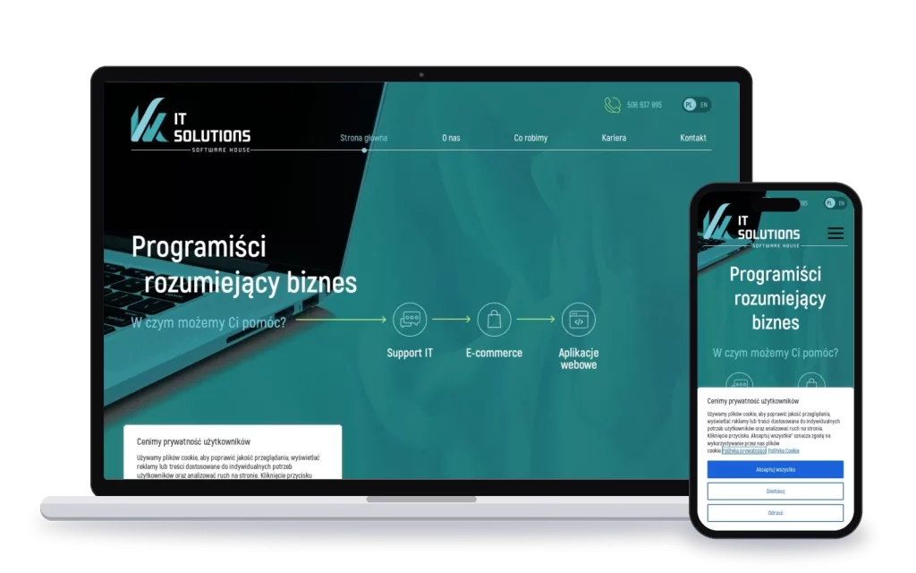 K&K IT Solutions: projekt strony