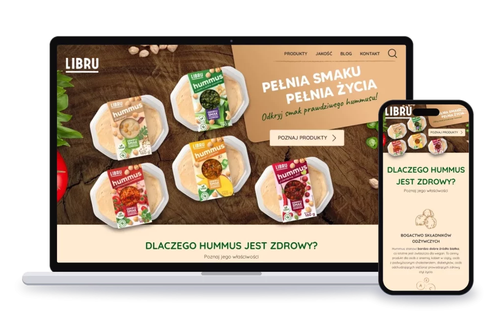 Libru Hummus: strona WWW