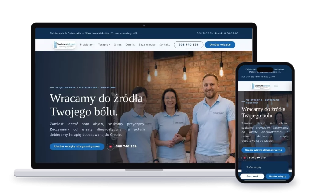 Struktura Zdrowia: strona WWW