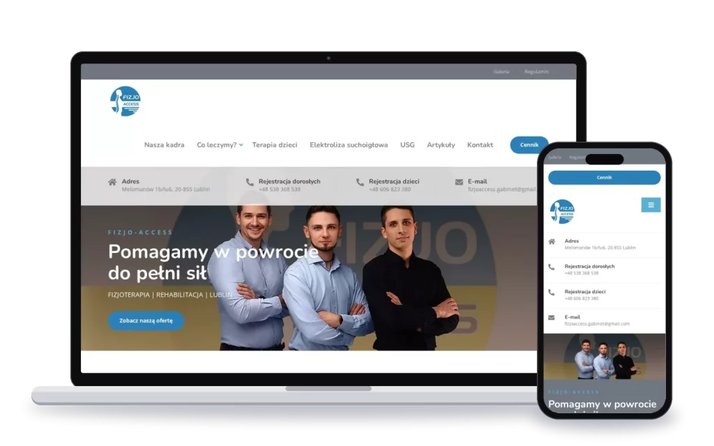 Fizjo Access – strona fizjo-access.pl