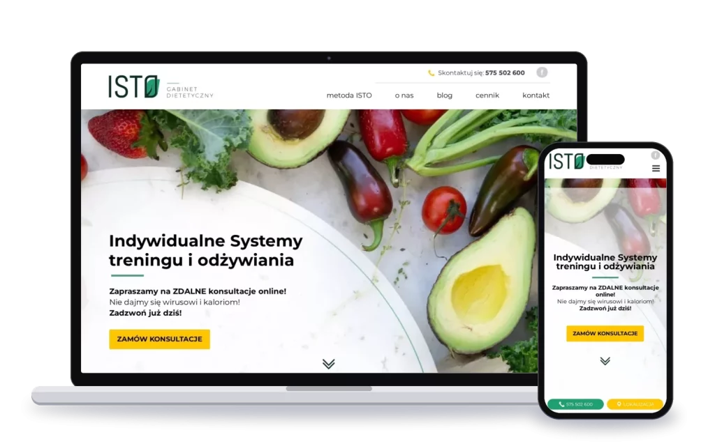 ISTO: strona internetowa