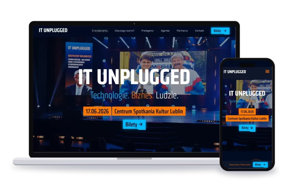 IT Unplugged: strona internetowa