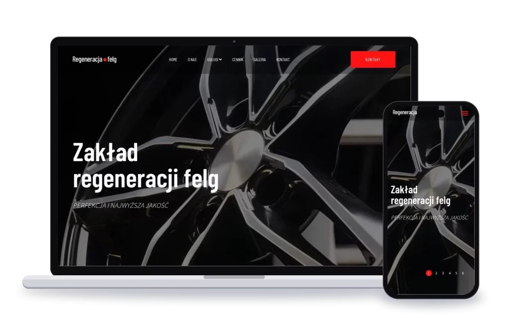 Zakład Regeneracji Felg: strona internetowa