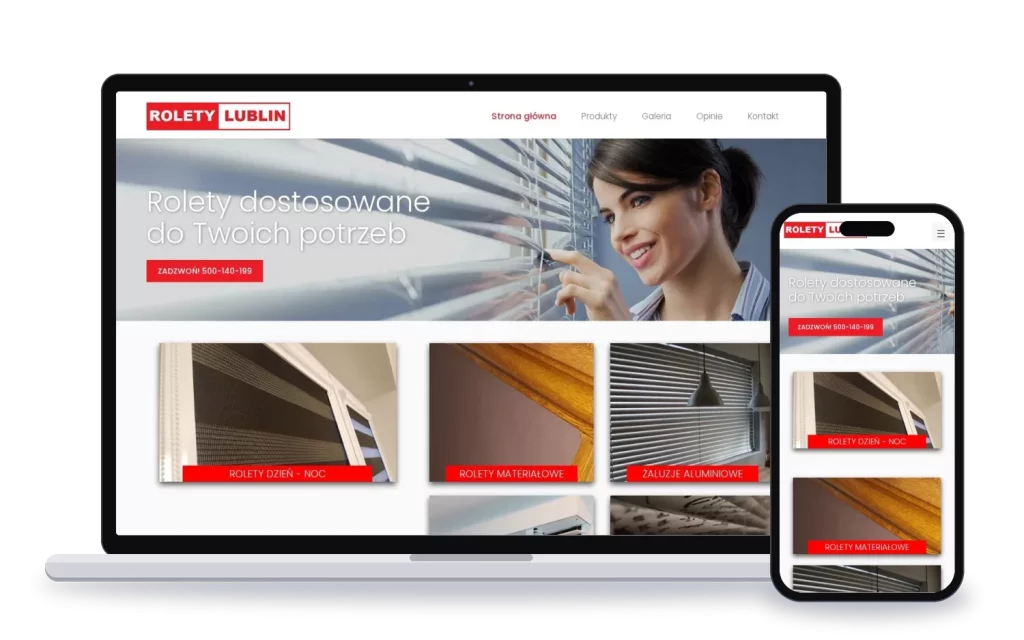 Rolety Lublin: strona internetowa