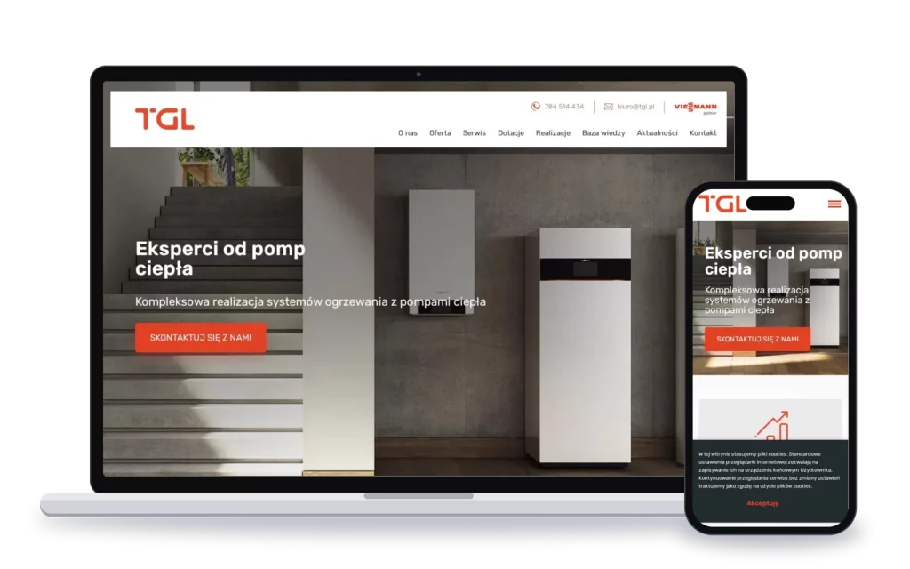 TGL: strona internetowa
