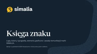 Przykładowa księga znaku SIMALIA: Okładka