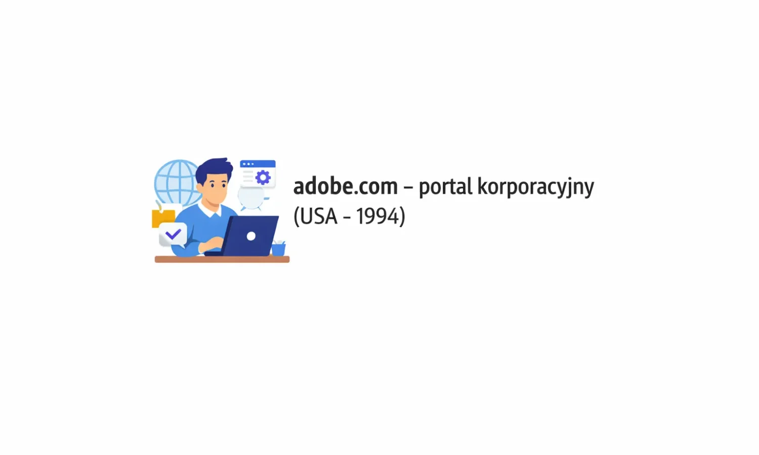 adobe.com – portal korporacyjny (USA – 1994)