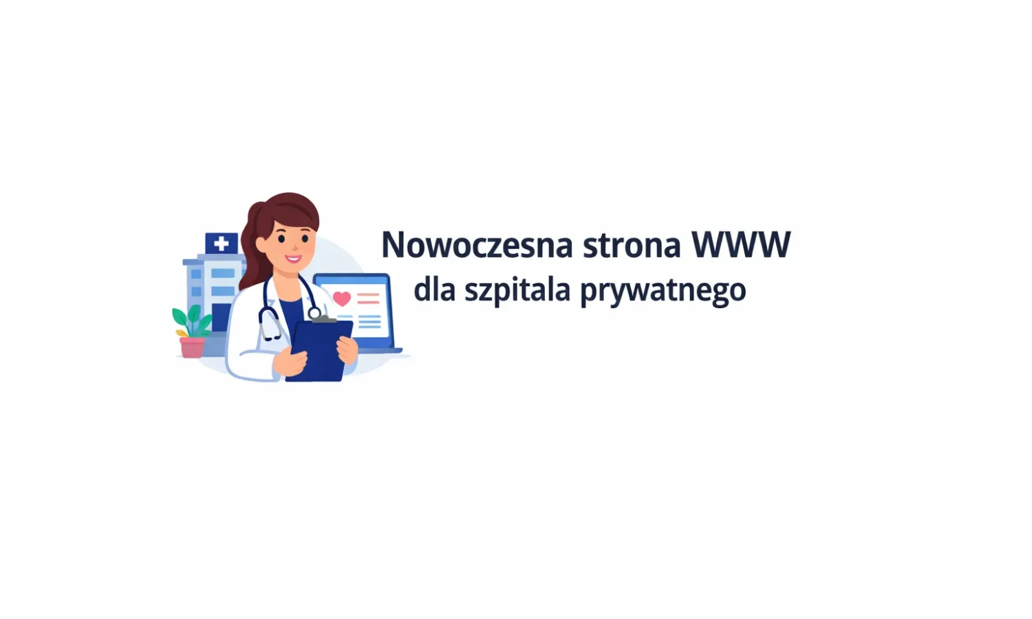 Nowoczesna strona WWW dla szpitala prywatnego
