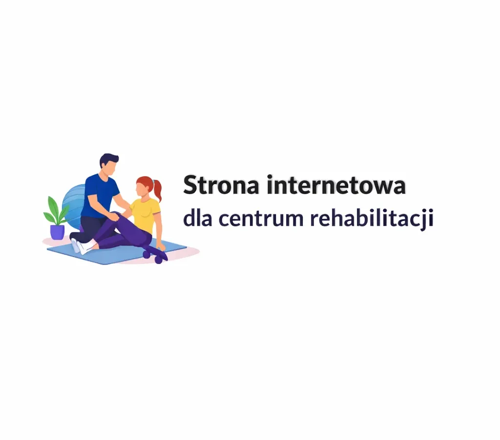 Strona internetowa dla centrum rehabilitacji