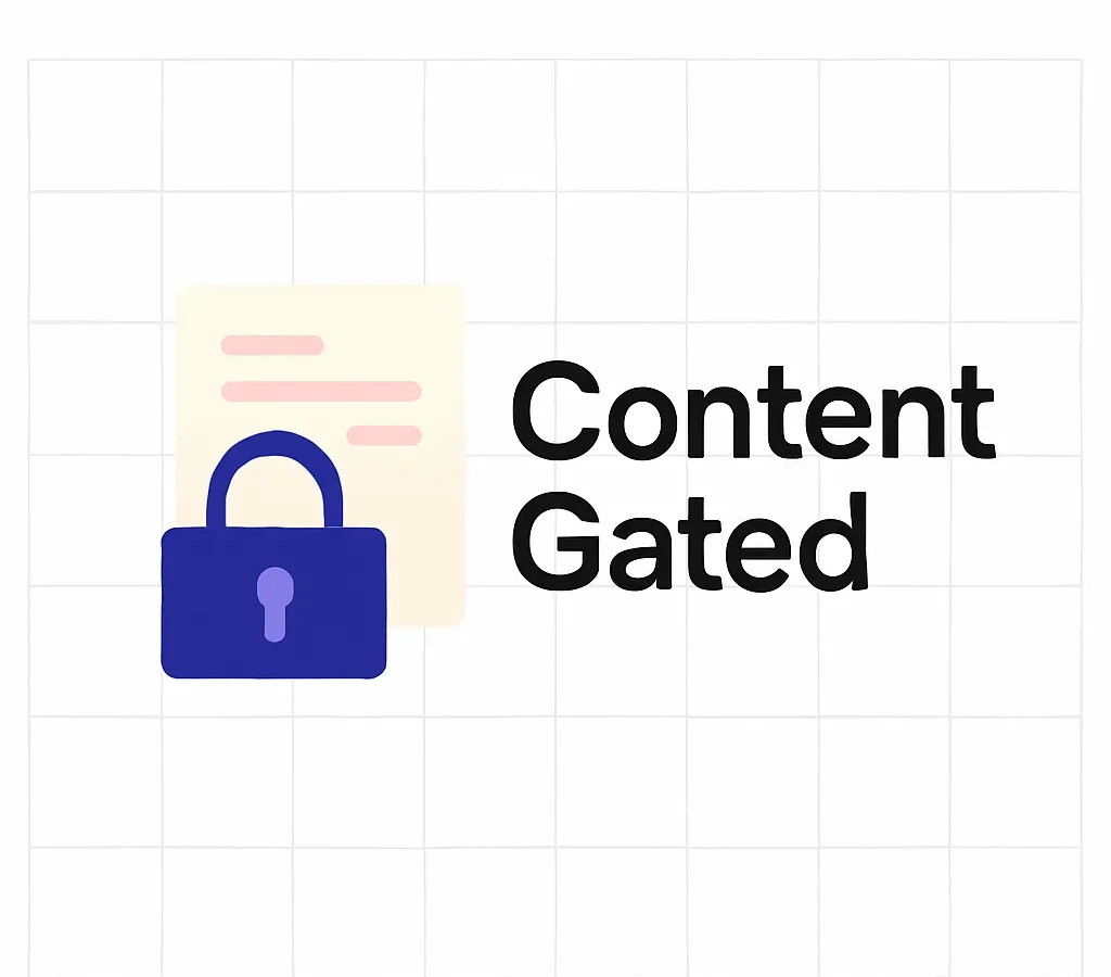 Content gated