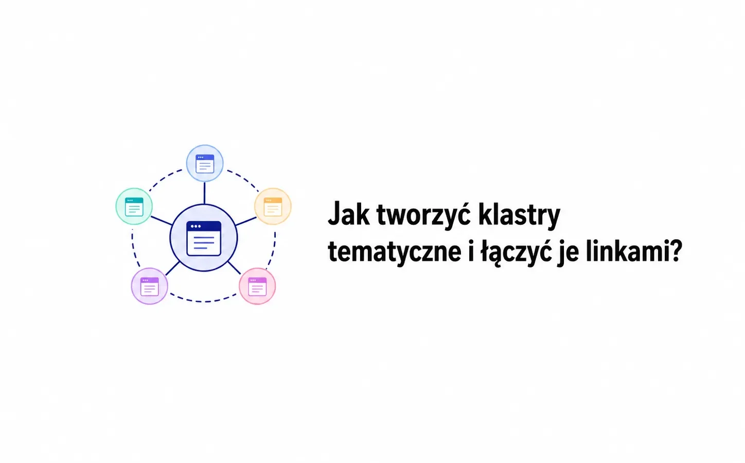 Jak tworzyć klastry tematyczne i łączyć je linkami?