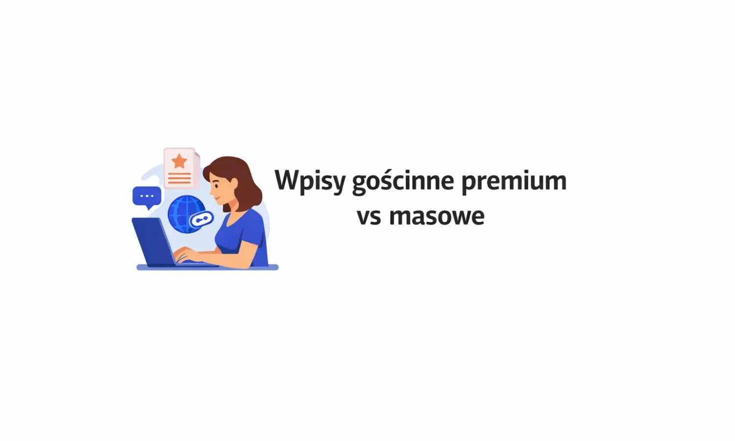 Wpisy gościnne premium vs masowe