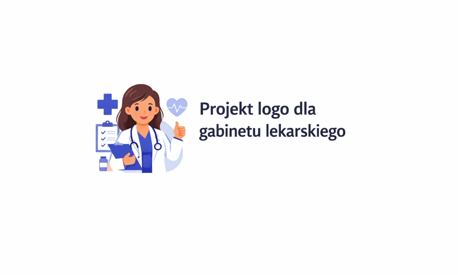Projekt logo dla gabinetu lekarskiego