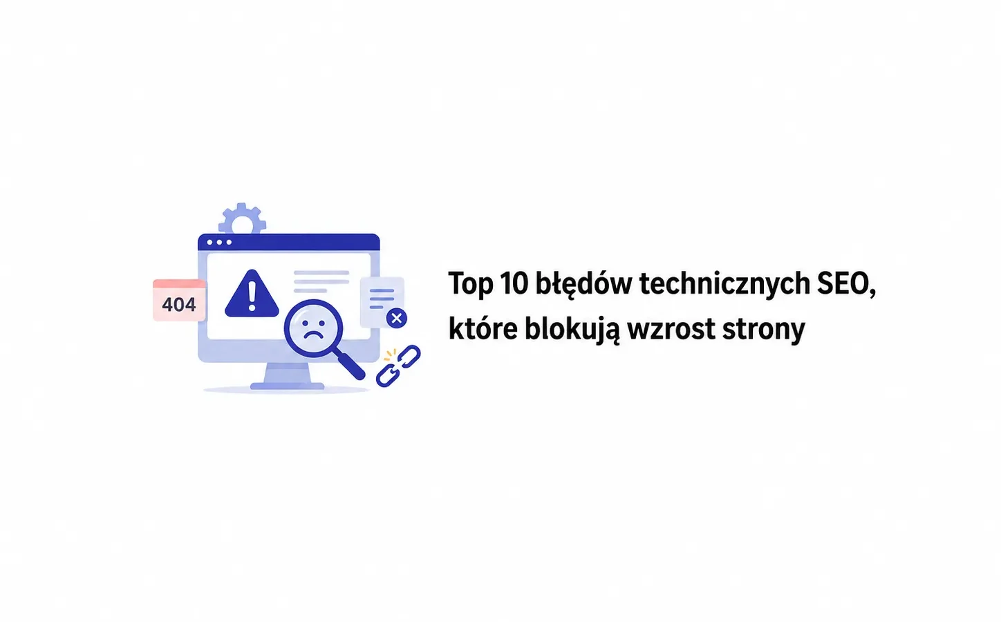 Top 10 błędów technicznych SEO, które blokują wzrost strony