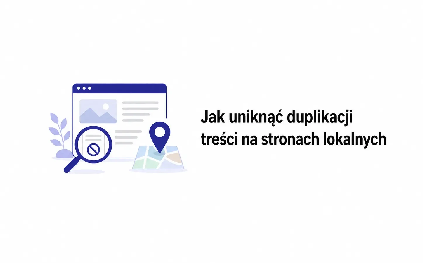 Jak uniknąć duplikacji treści na stronach lokalnych