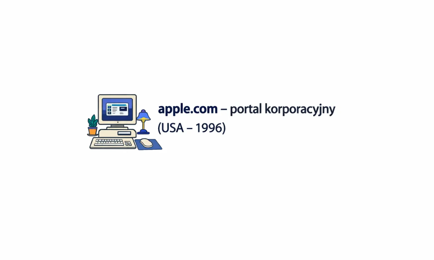 apple.com – portal korporacyjny (USA – 1996)