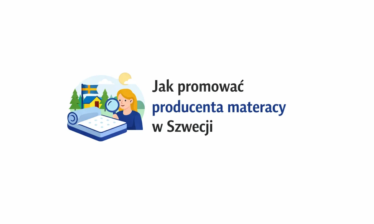 Jak promować producenta materacy w Szwecji