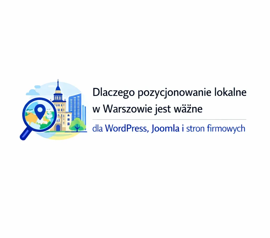 Dlaczego pozycjonowanie lokalne w Warszawie jest ważne dla WordPress, Joomla i stron firmowych