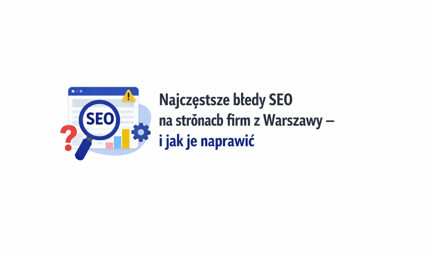 Najczęstsze błędy SEO na stronach firm z Warszawy – i jak je naprawić